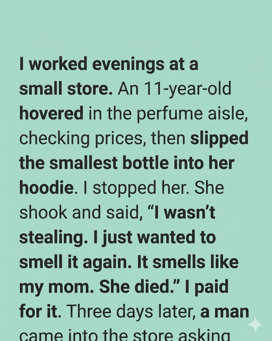 I Thought She Was Stealing Perfume — Then I Learned the Heartbreaking Truth..