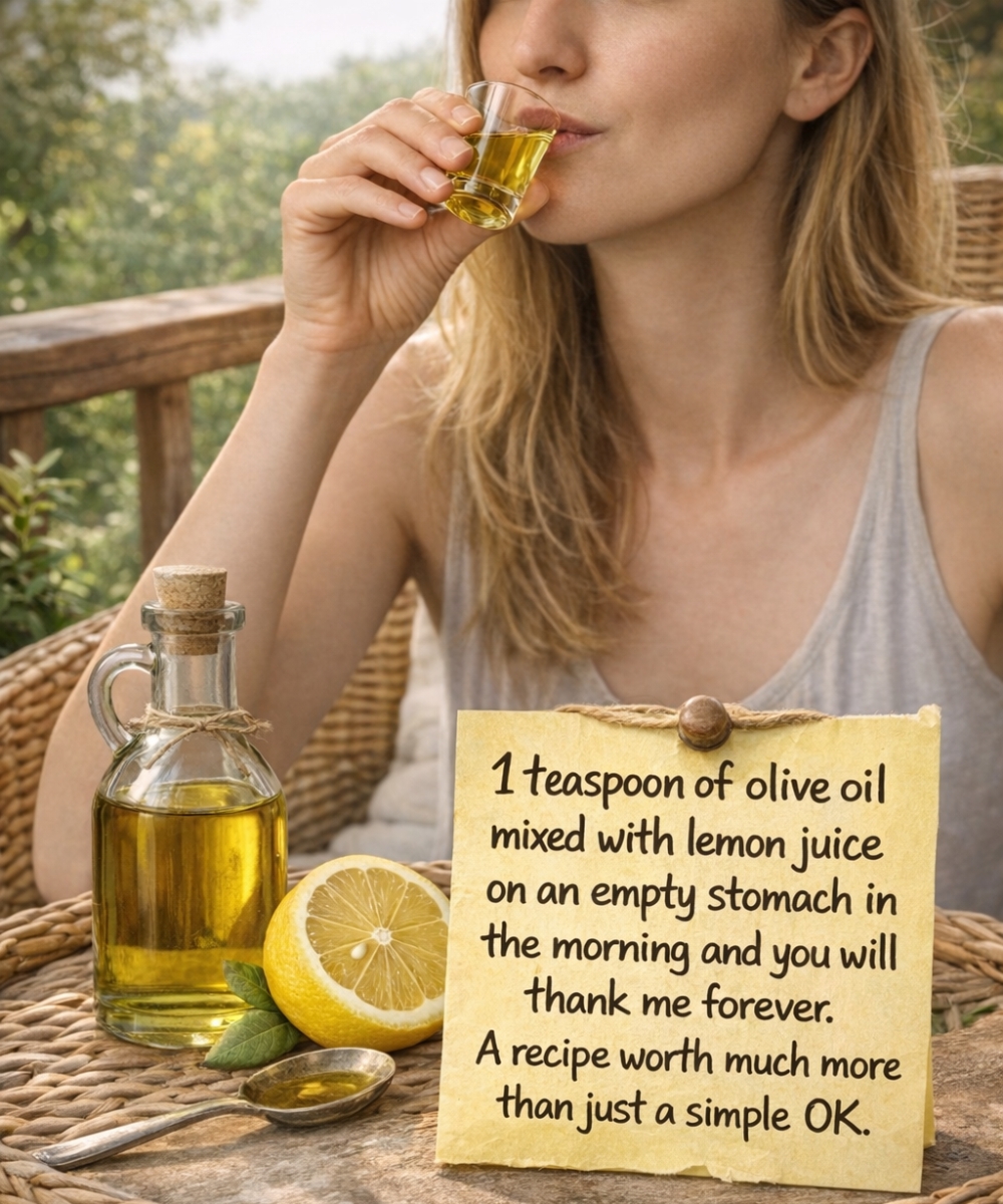  Taking olive oil with lemon on an empty stomach is a simple natural practice that has gained popularity among people looking to improve digestion, support liver health, and boost overall wellness.