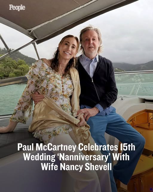 Paul McCartney and Nancy Shevell are celebrating 15 years as husband and wife. Click the link in the first comment for the full story.