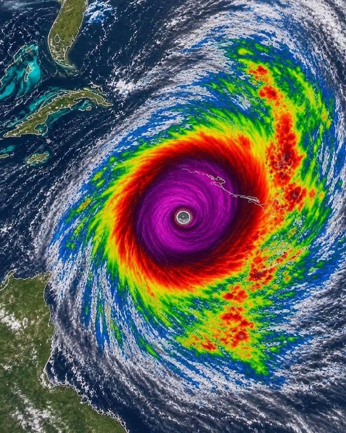 BREAKING NEWS Large Hurricane MELISSA CATEGORY 5 forming… See more